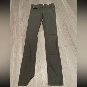 rag & bone Dark Olive Skinny Jeans